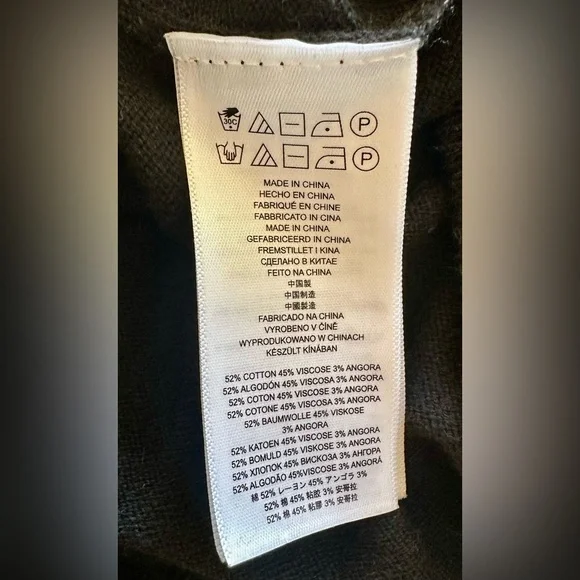 Michael Kors Black Cardigan with Gold Accents- size M - Picture 5 of 5